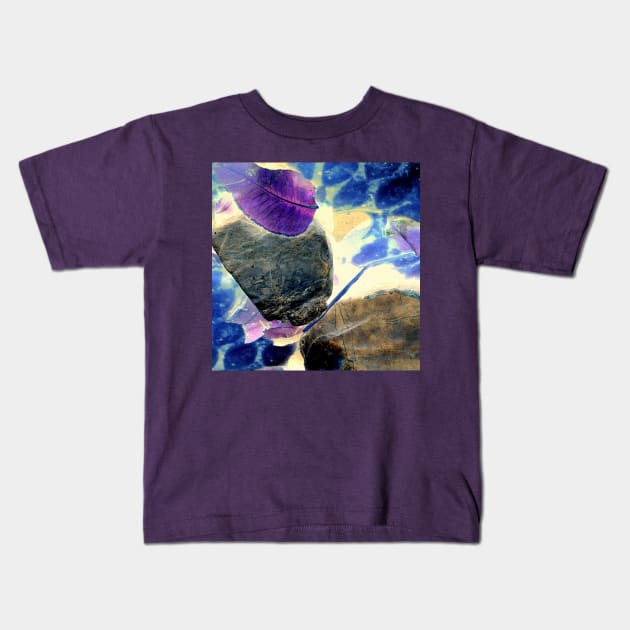 Abstract Nature Elements Kids T-Shirt by bonnieblu